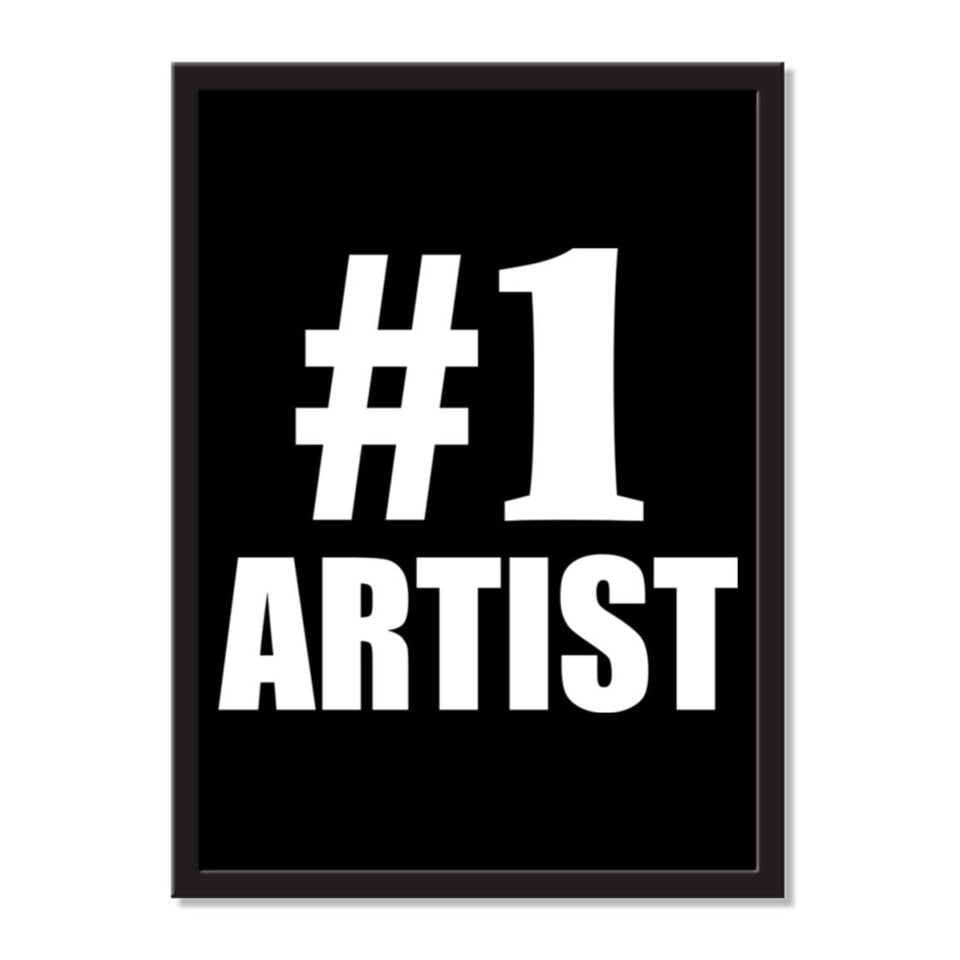 Number One #1 Artist - Portrait Frame Photo Tile