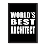 World's Best Architect - Portrait Frame Photo Tile