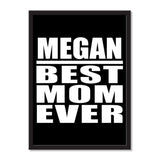 Megan Best Mom Ever - Portrait Frame Photo Tile