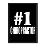 Number One #1 Chiropractor - Portrait Frame Photo Tile