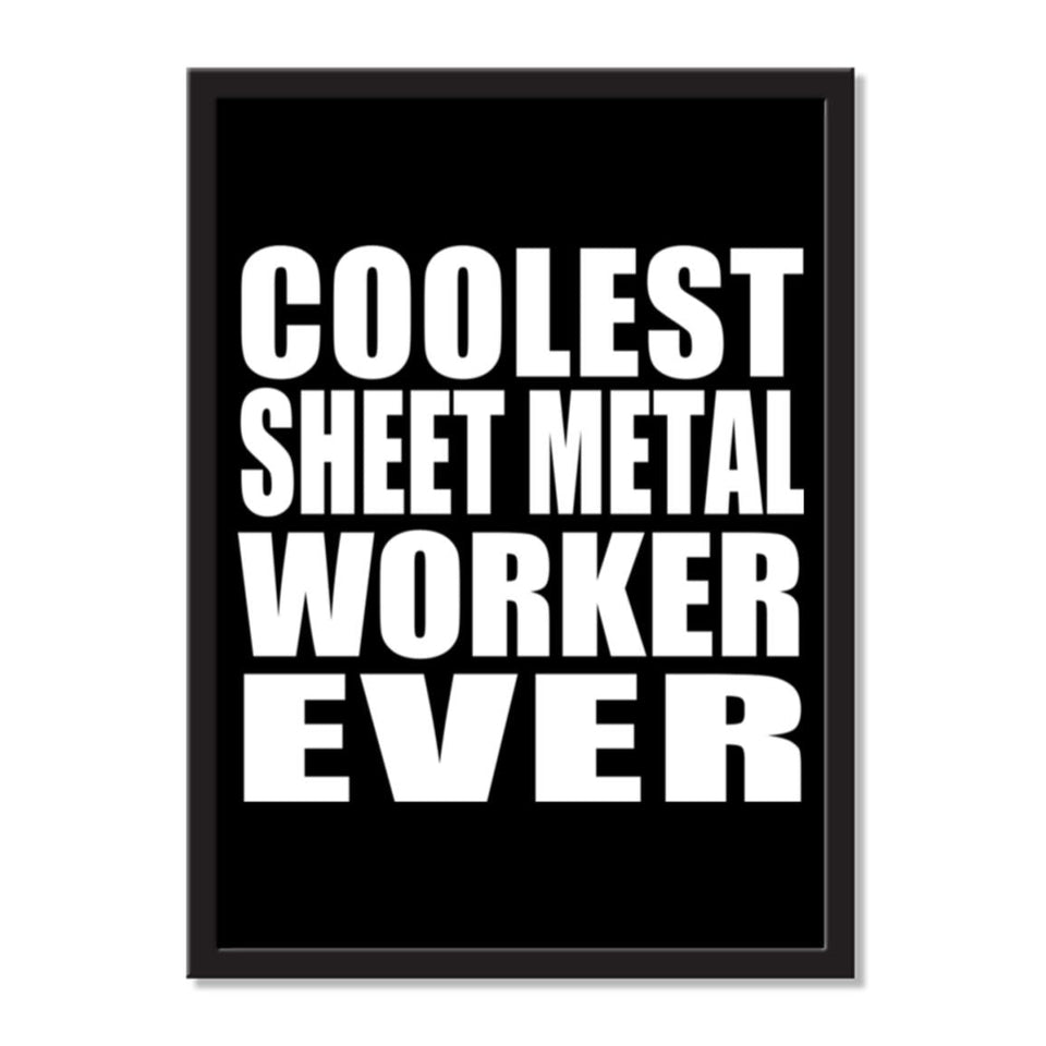 Coolest Sheet Metal Worker Ever - Portrait Frame Photo Tile