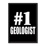 Number One #1 Geologist - Portrait Frame Photo Tile