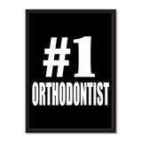 Number One #1 Orthodontist - Portrait Frame Photo Tile