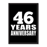 46 Years Anniversary - Portrait Frame Photo Tile