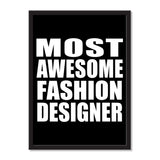 Most Awesome Fashion Designer - Portrait Frame Photo Tile