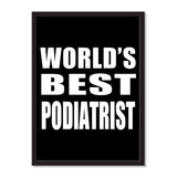 World's Best Podiatrist - Portrait Frame Photo Tile