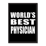 World's Best Physician - Portrait Frame Photo Tile