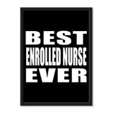 Best Enrolled Nurse Ever - Portrait Frame Photo Tile