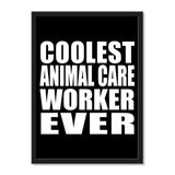 Coolest Animal Care Worker Ever - Portrait Frame Photo Tile
