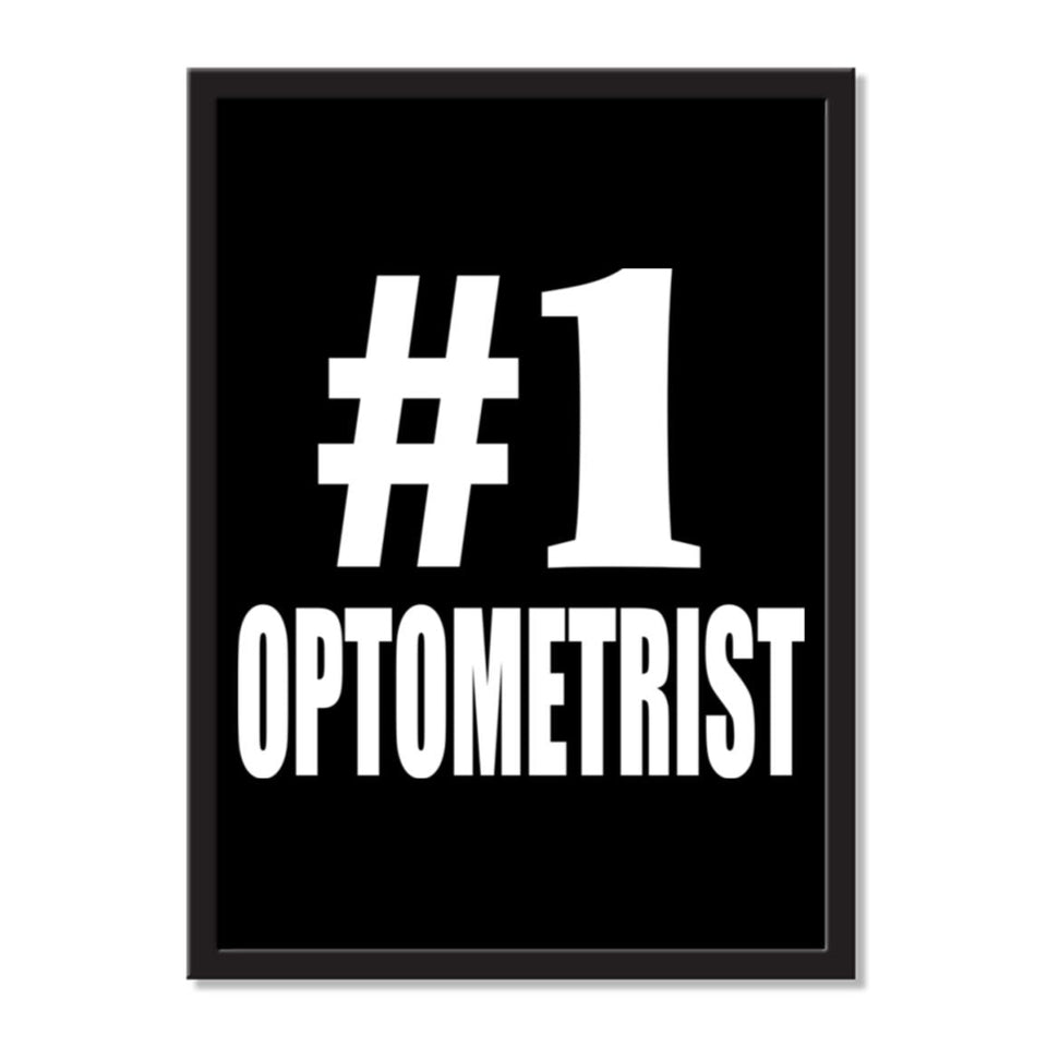 Number One #1 Optometrist - Portrait Frame Photo Tile