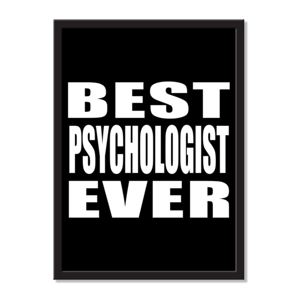 Best Psychologist Ever - Portrait Frame Photo Tile