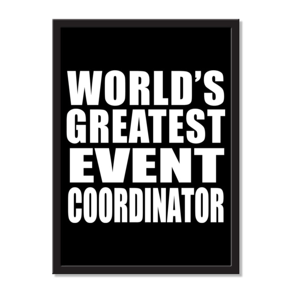 World's Greatest Event Coordinator - Portrait Frame Photo Tile