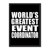 World's Greatest Event Coordinator - Portrait Frame Photo Tile