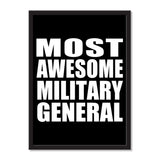 Most Awesome Military General - Portrait Frame Photo Tile