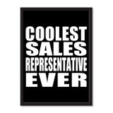 Coolest Sales Representative Ever - Portrait Frame Photo Tile