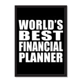 World's Best Financial Planner - Portrait Frame Photo Tile