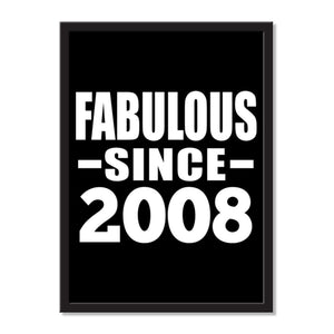 Fabulous Since 2008 - Portrait Frame Photo Tile