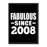 Fabulous Since 2008 - Portrait Frame Photo Tile
