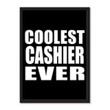 Coolest Cashier Ever - Portrait Frame Photo Tile