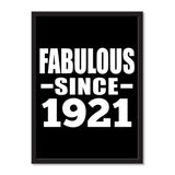 Fabulous Since 1921 - Portrait Frame Photo Tile