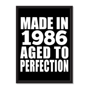 Made In 1986 Aged to Perfection - Portrait Frame Photo Tile