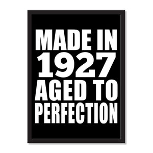 Made In 1927 Aged to Perfection - Portrait Frame Photo Tile