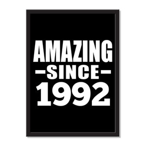 Amazing Since 1992 - Portrait Frame Photo Tile