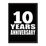 10 Years Anniversary - Portrait Frame Photo Tile