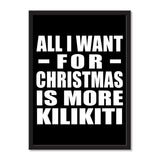 All I Want For Christmas Is More Kilikiti - Portrait Frame Photo Tile