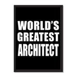 World's Greatest Architect - Portrait Frame Photo Tile