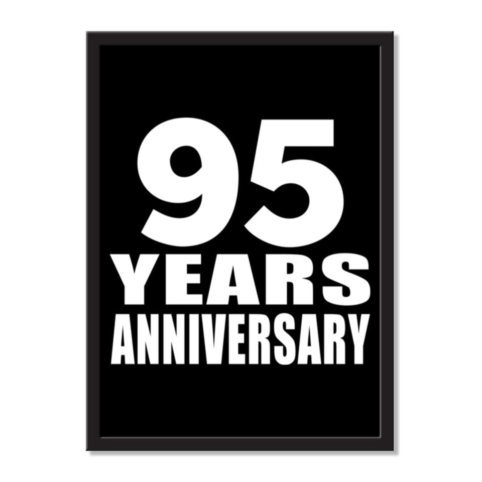 95 Years Anniversary - Portrait Frame Photo Tile