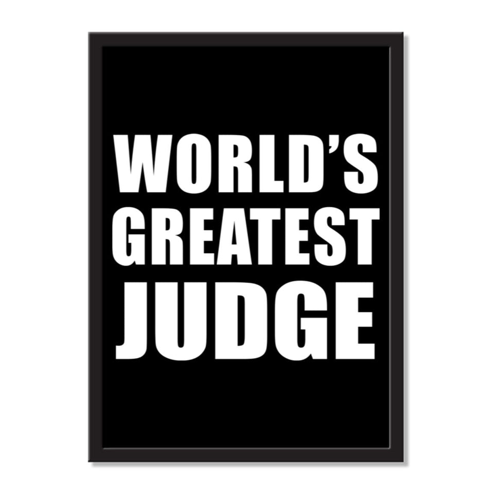World's Greatest Judge - Portrait Frame Photo Tile