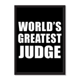 World's Greatest Judge - Portrait Frame Photo Tile