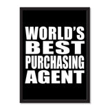 World's Best Purchasing Agent - Portrait Frame Photo Tile