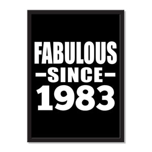 Fabulous Since 1983 - Portrait Frame Photo Tile