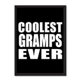 Coolest Gramps Ever - Portrait Frame Photo Tile