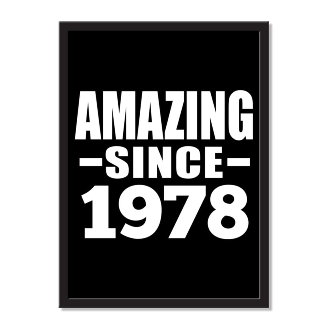 Amazing Since 1978 - Portrait Frame Photo Tile