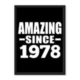 Amazing Since 1978 - Portrait Frame Photo Tile