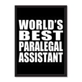 World's Best Paralegal Assistant - Portrait Frame Photo Tile