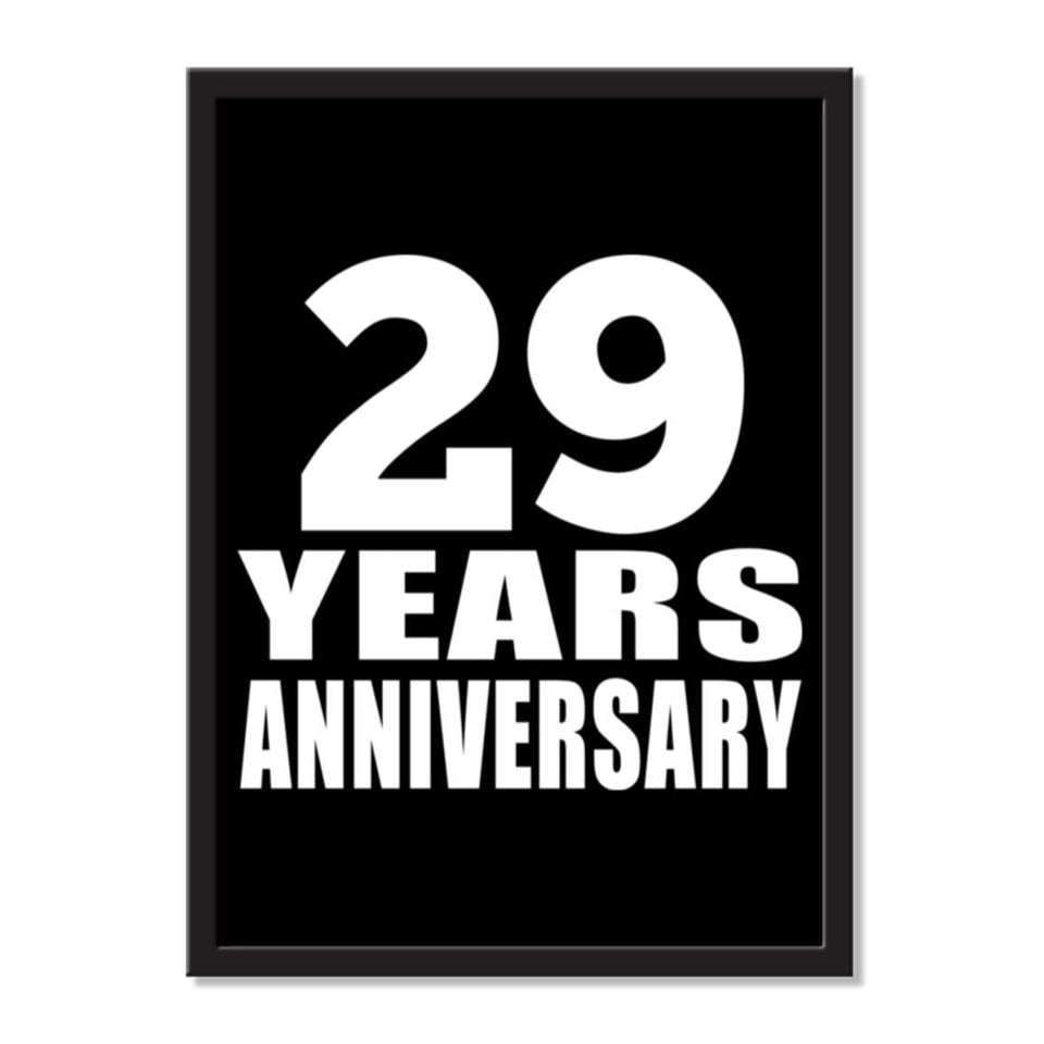 29 Years Anniversary - Portrait Frame Photo Tile
