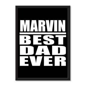 Marvin Best Dad Ever - Portrait Frame Photo Tile