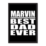 Marvin Best Dad Ever - Portrait Frame Photo Tile