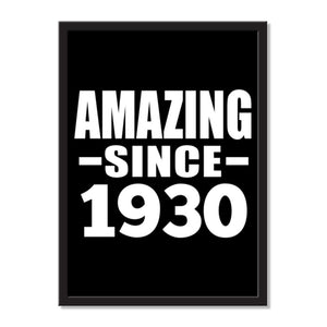 Amazing Since 1930 - Portrait Frame Photo Tile