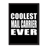 Coolest Mail Carrier Ever - Portrait Frame Photo Tile