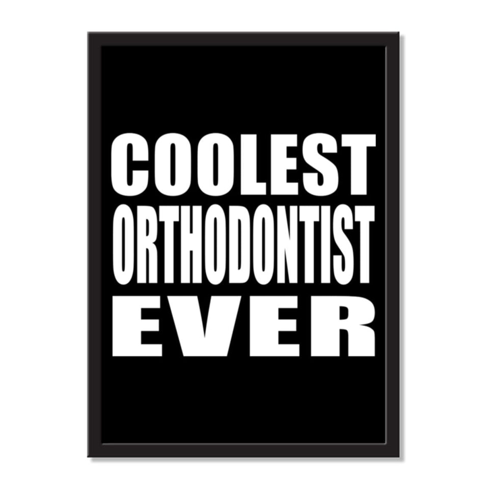Coolest Orthodontist Ever - Portrait Frame Photo Tile
