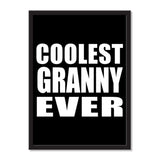 Coolest Granny Ever - Portrait Frame Photo Tile