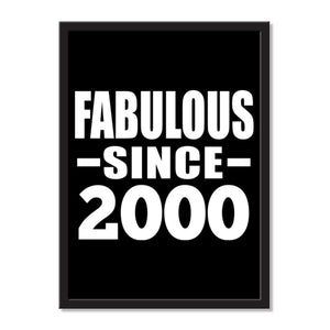 Fabulous Since 2000 - Portrait Frame Photo Tile