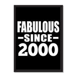 Fabulous Since 2000 - Portrait Frame Photo Tile