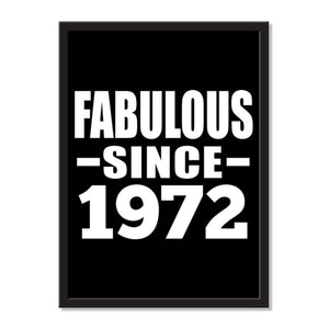 Fabulous Since 1972 - Portrait Frame Photo Tile