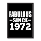 Fabulous Since 1972 - Portrait Frame Photo Tile